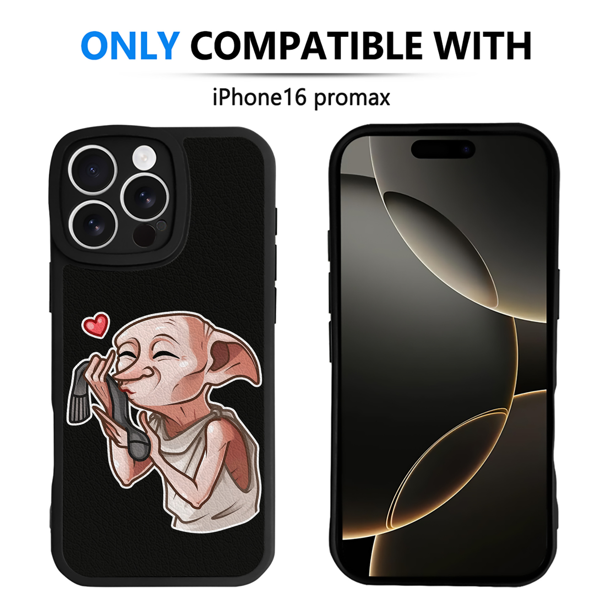 （画像用） Harry Potter ハリー・ポッターシリーズ 【iPhone 16シリーズ対応】シリコンスマホケース（レザー調） 材質：シリコン